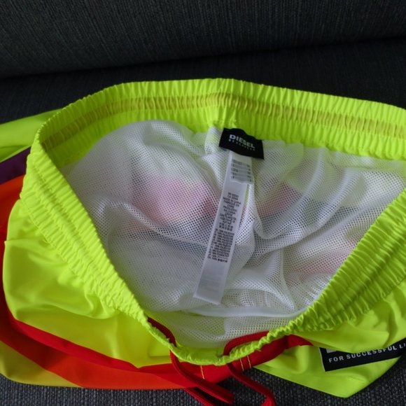 Diesel Beachware Only the Brave Pride Collection Swim Trunks Size M*Never Worn* - Picture 10 of 14